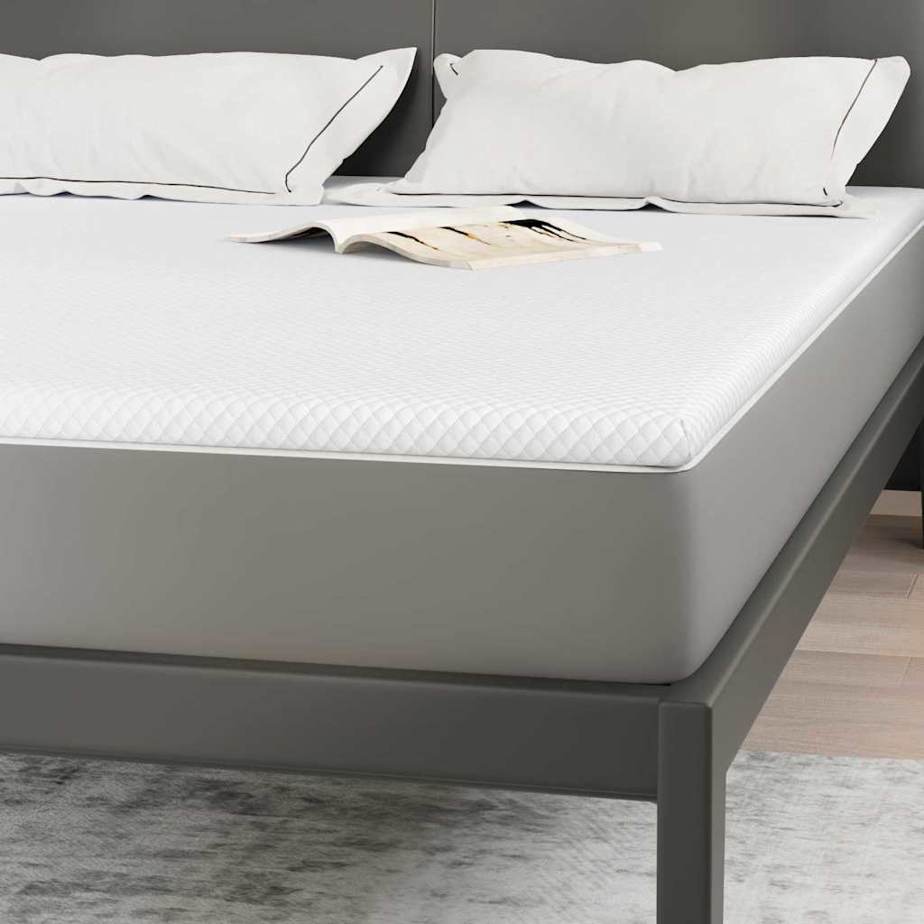 Matrača virskārta Balta 70 x 200 x 3.5 cm Žakarda audums