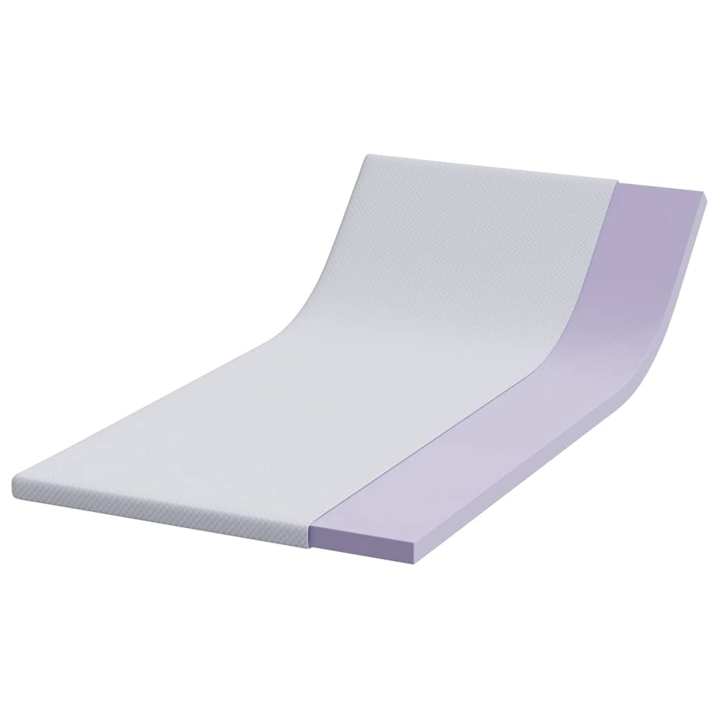 Mattress Toppers White 90 x 190 cm