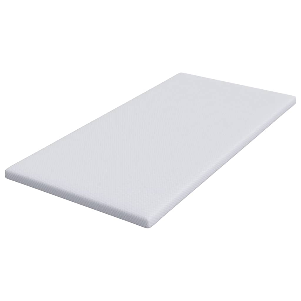 Mattress Toppers White 90 x 190 cm