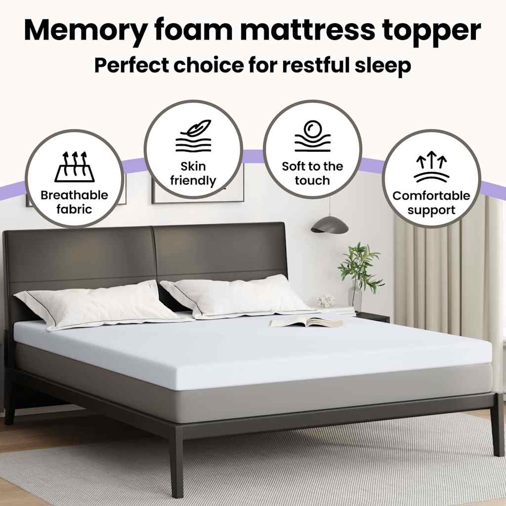 Mattress toppers White 180 x 200 cm