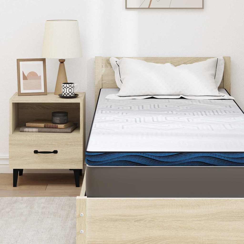 Čiužinio papildymas 70 x 200 cm storio Žakardinis audinys Balta