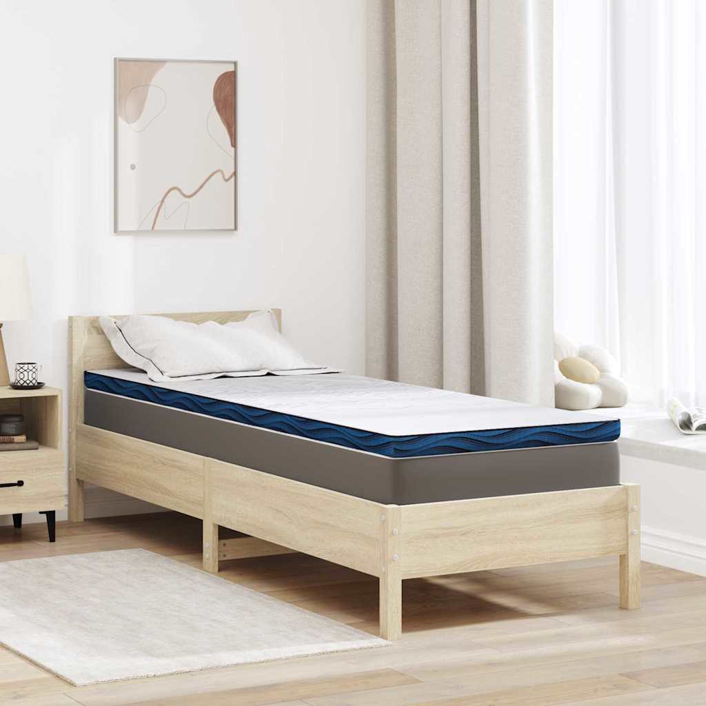 Čiužinio papildymas 70 x 200 cm storio Žakardinis audinys Balta
