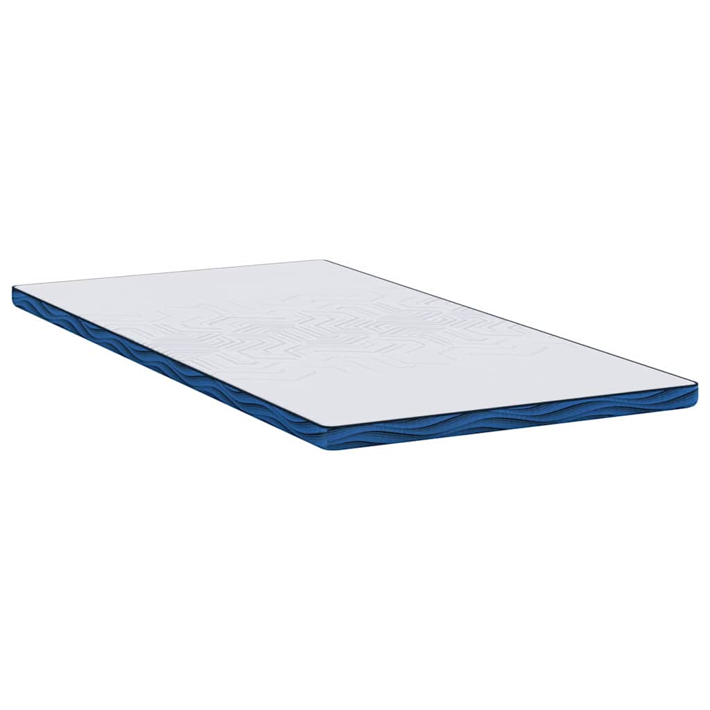 Mattress toppers White and blue 100 x 200 cm