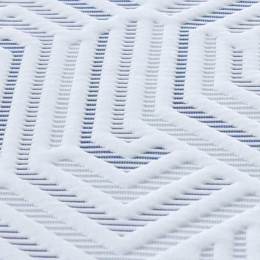 Mattress toppers White and blue 120 x 200 cm