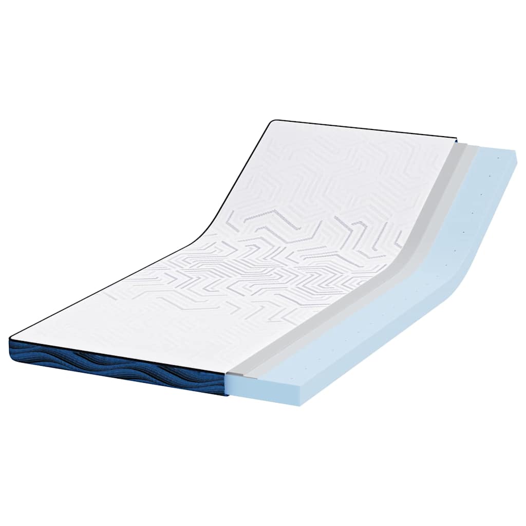 Mattress toppers White and blue 120 x 200 cm