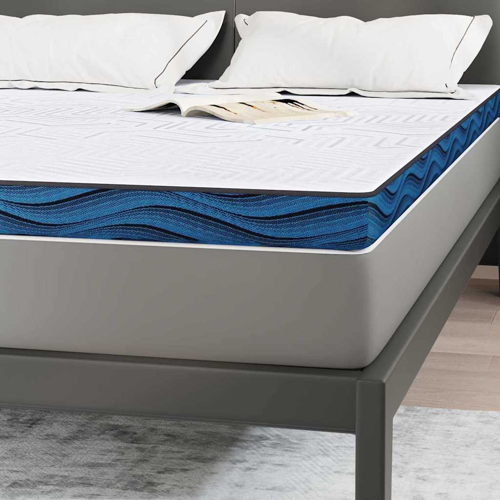 Mattress toppers White and blue 140 x 200 cm