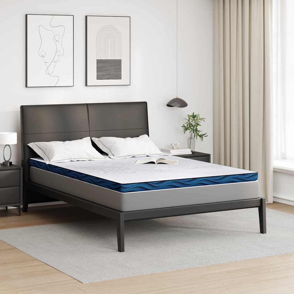 Mattress toppers White and blue 140 x 200 cm