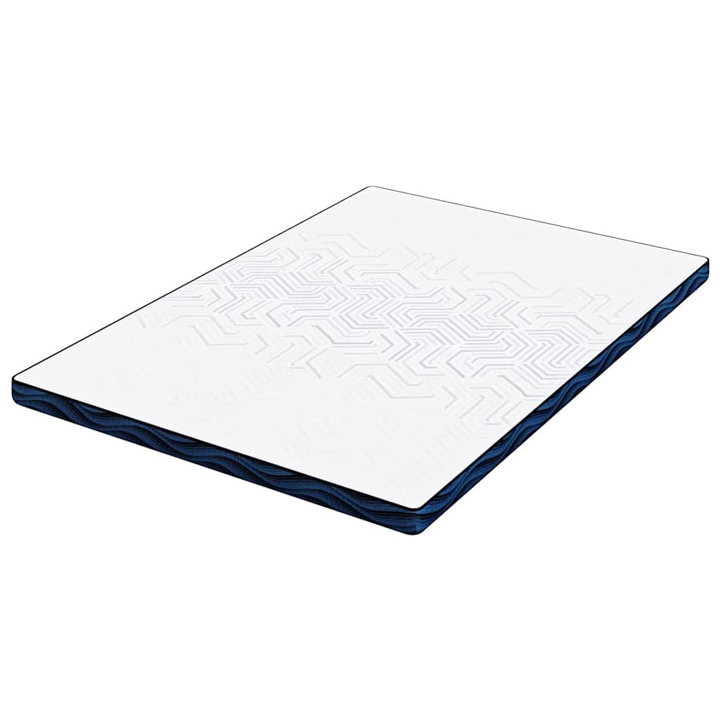 Mattress toppers White and blue 140 x 200 cm