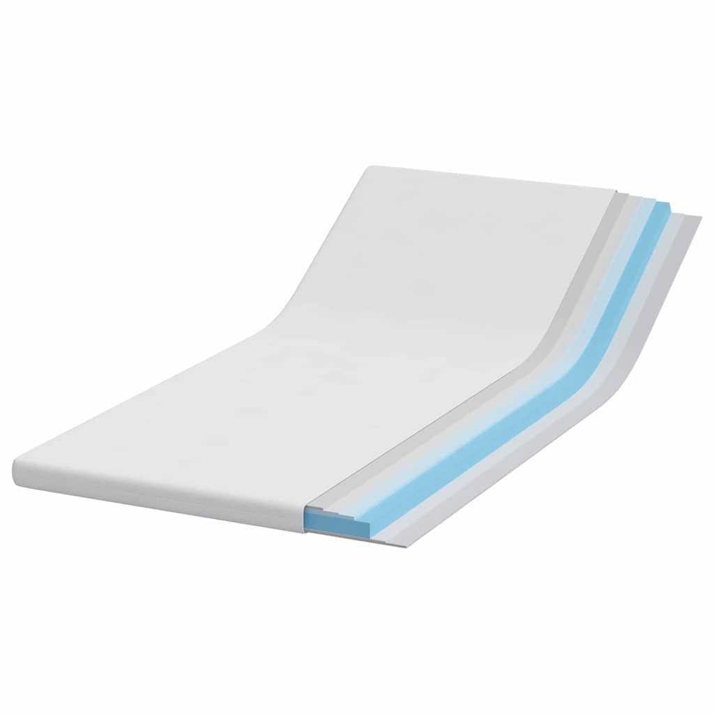 Mattress protector White 90 x 200 cm Gel memory foam