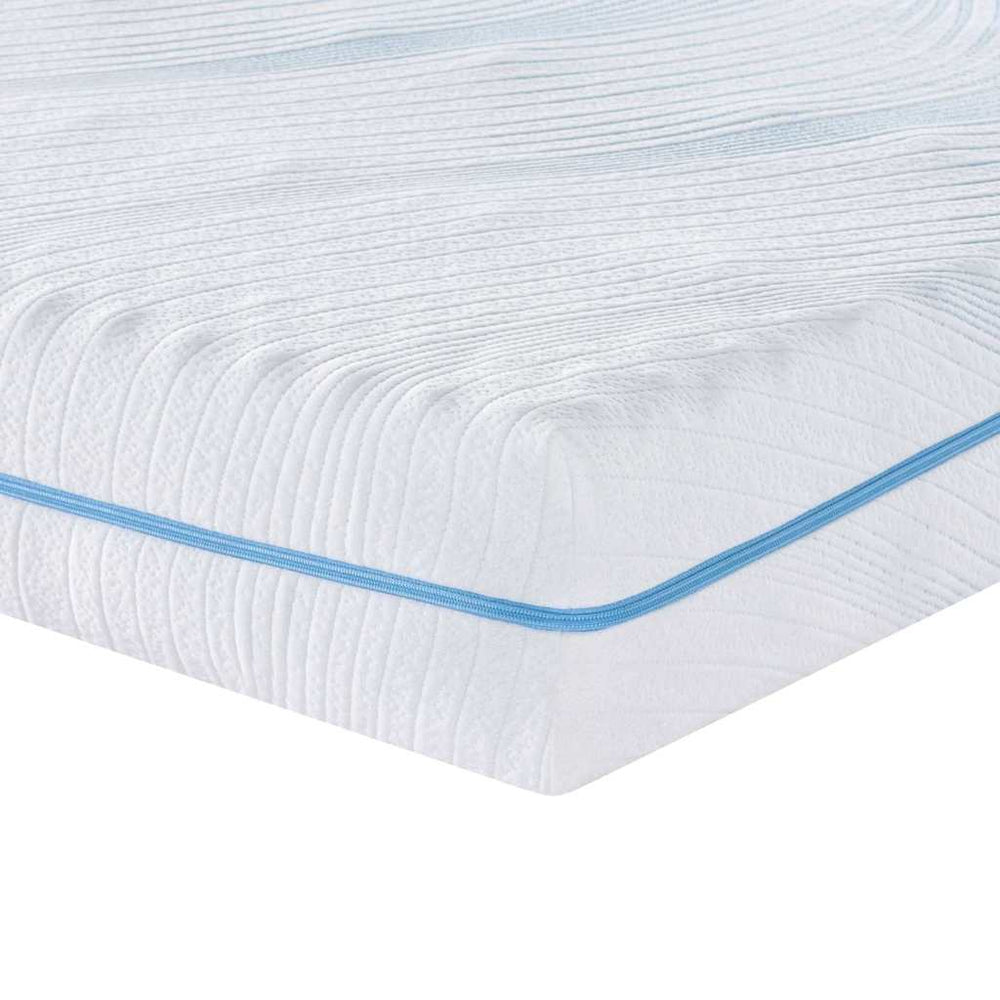 Mattress White 80 x 200 cm Jacquard fabric