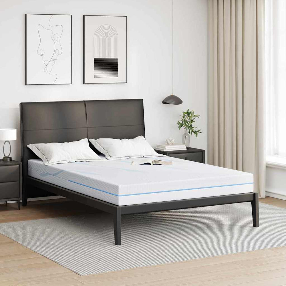 Mattress White 140 x 200 cm Foam
