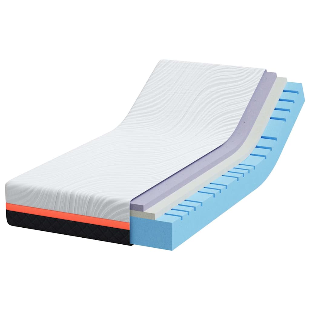 Matracis Balts un pelēks 90 x 200 cm Memory putas