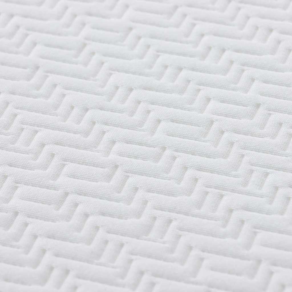 „Memory Foam“ čiužinys Vidutinis 160 x 200 cm Balta ir pilka