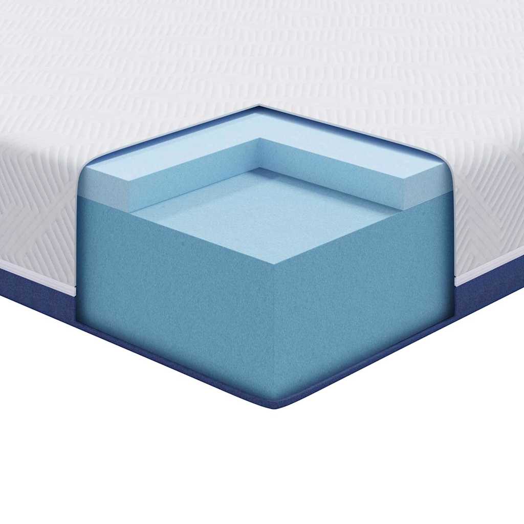 Mattresses White and blue 100% polyester jacquard fabric