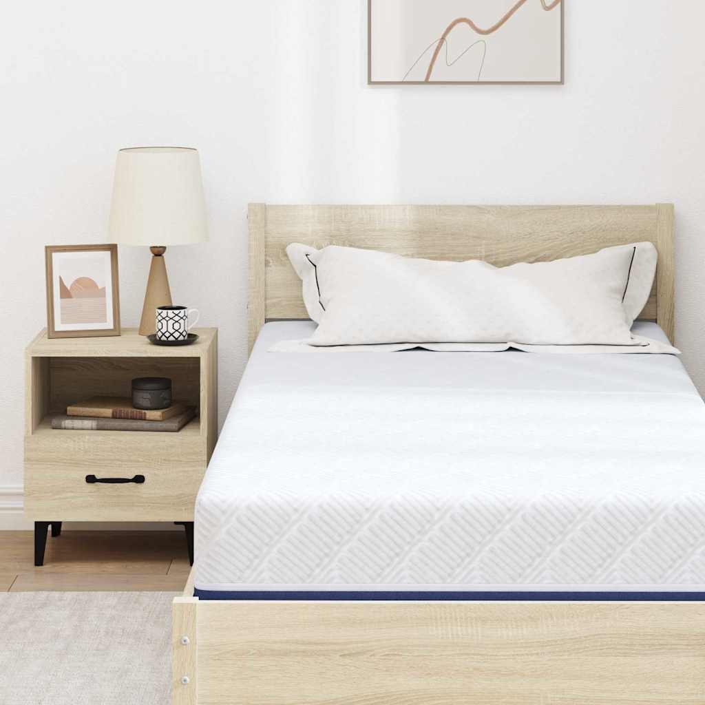 Mattresses White and blue 100% polyester jacquard fabric