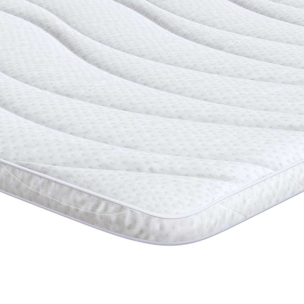 Mattress toppers White 90 x 190 cm Glue-free polyester