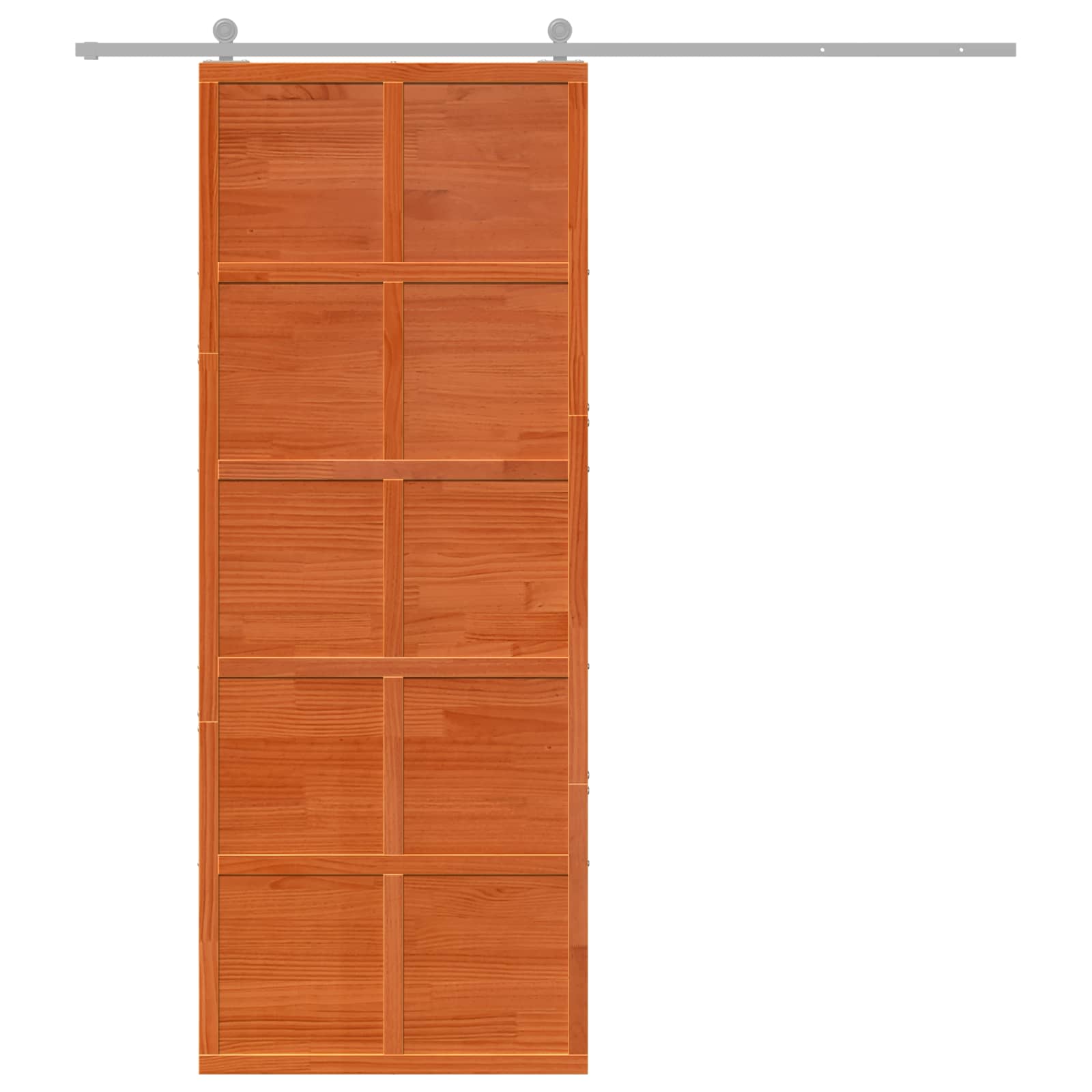 Tvarto durys Vaško ruda 80 x 208 cm Pušies medienos masyvas