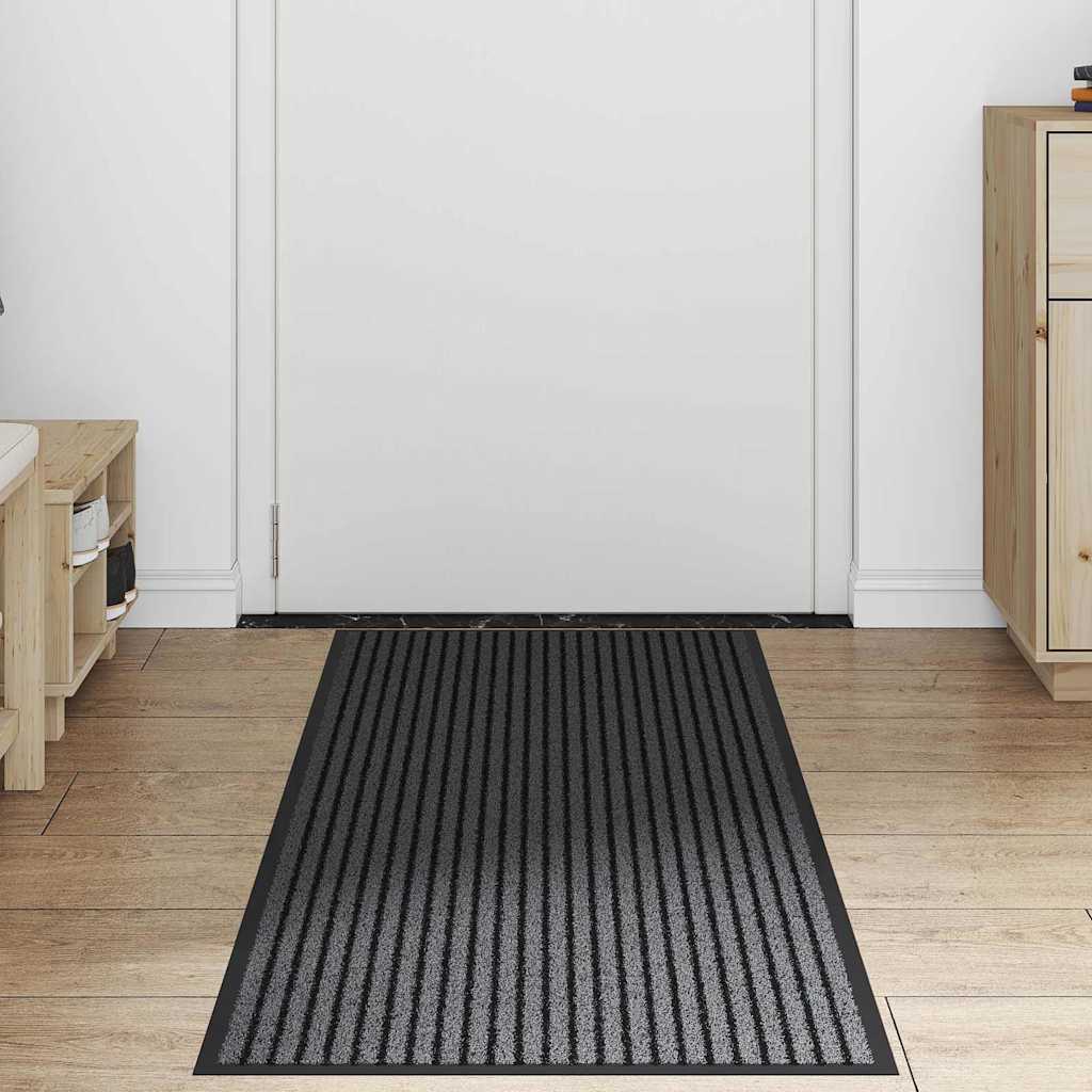 Durų kilimėlis Juoda 60 x 150 cm Polipropilenas