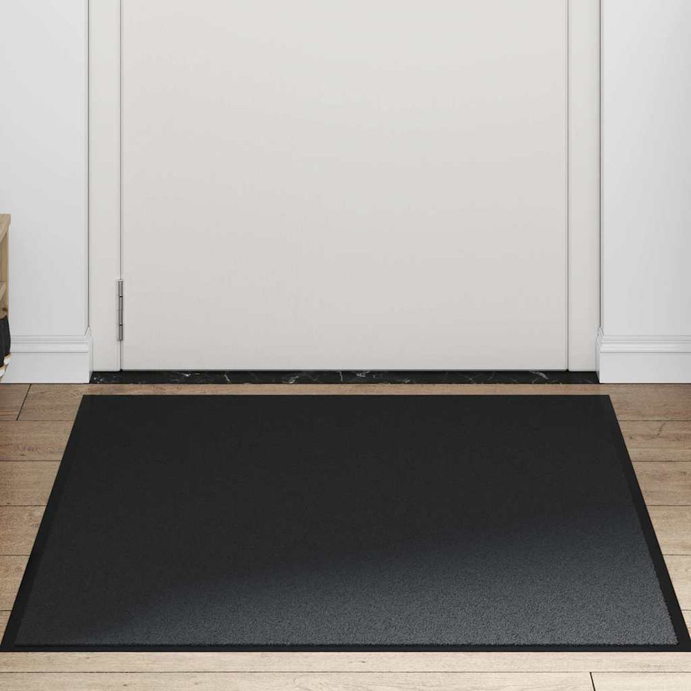Durvju paklājs, melns, 80x120cm