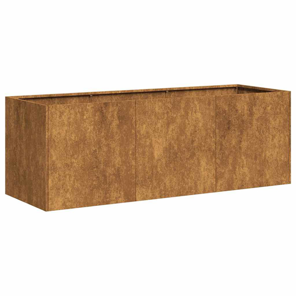 Lovelis, rūdžių, 120x40x40cm, oro sąlygoms atsparus plienas