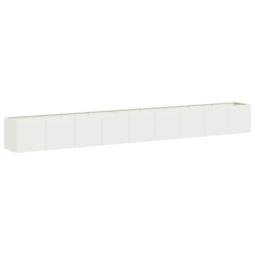 Lovelis, baltos spalvos, 360x40x40cm, šaltai valcuotas plienas