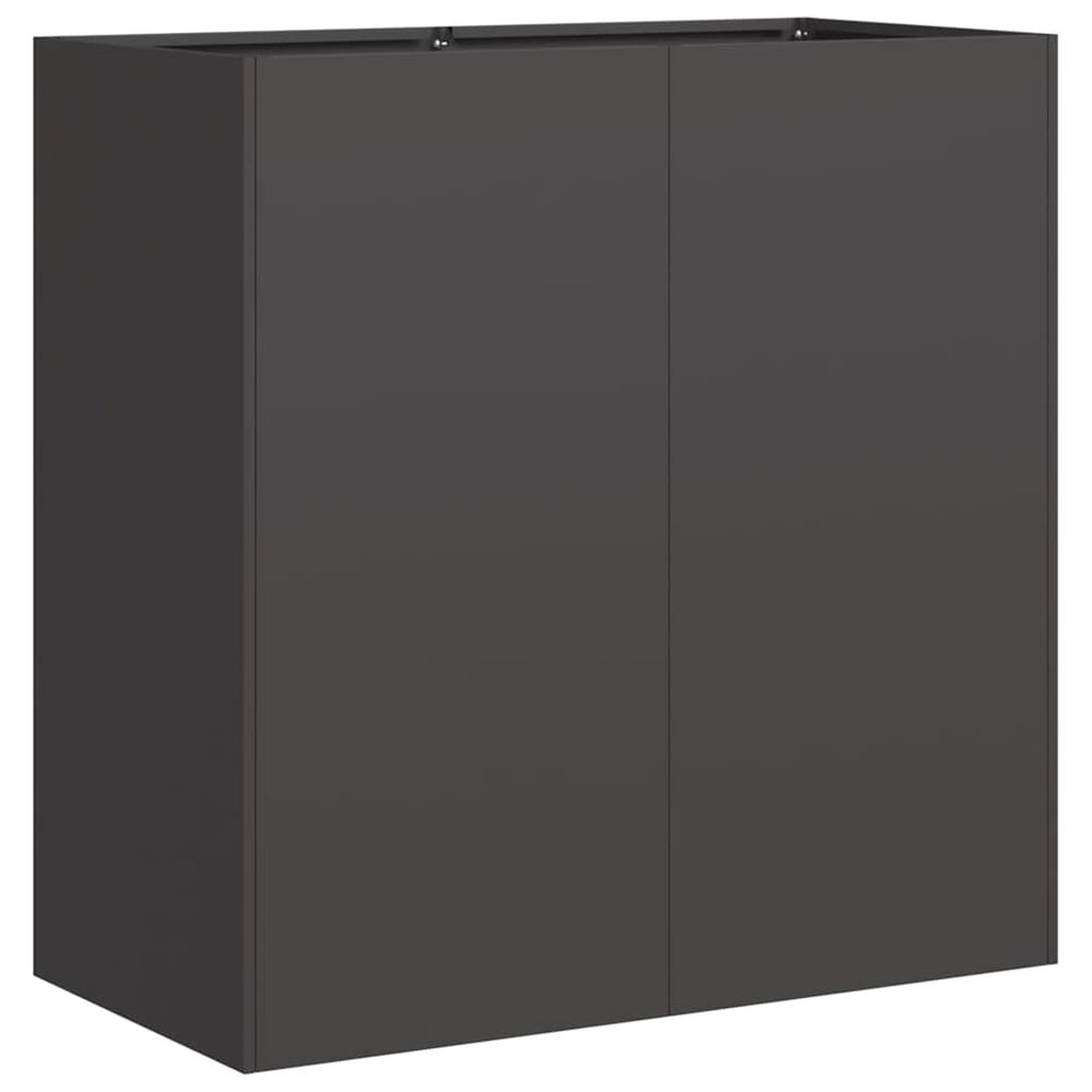 Lovelis, juodos spalvos, 80x40x80cm, šaltai valcuotas plienas