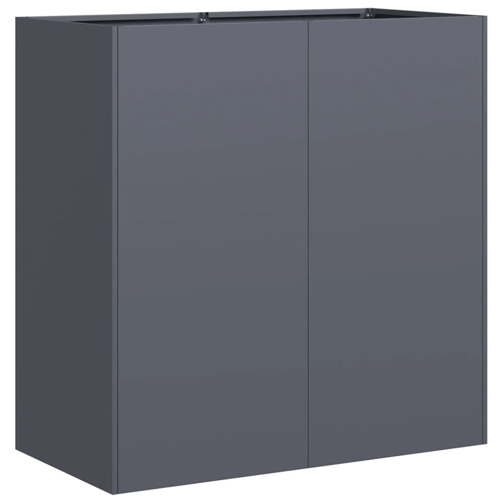 Lovelis, antracito, 80x40x80cm, šaltai valcuotas plienas