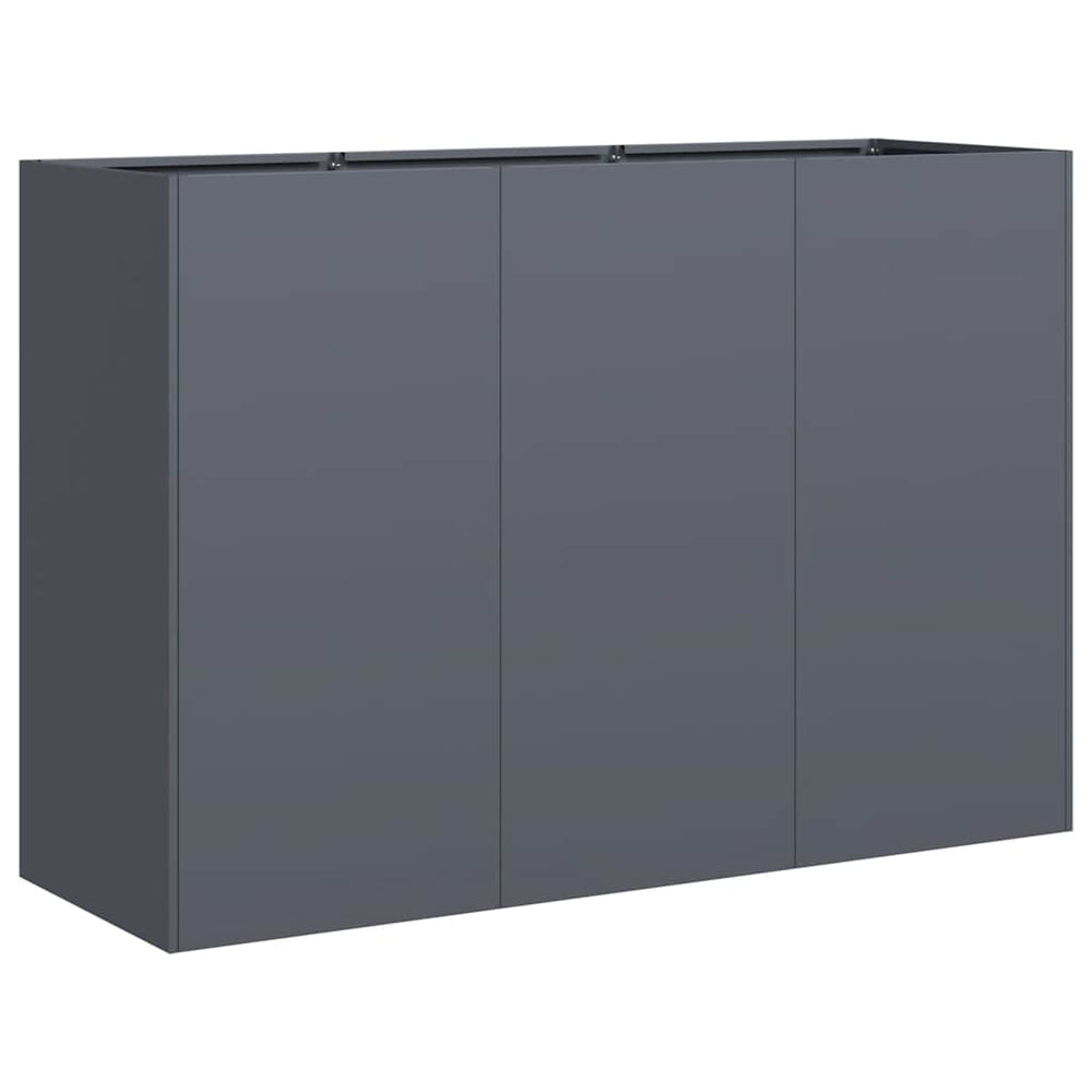 Lovelis, antracito, 120x40x80cm, šaltai valcuotas plienas