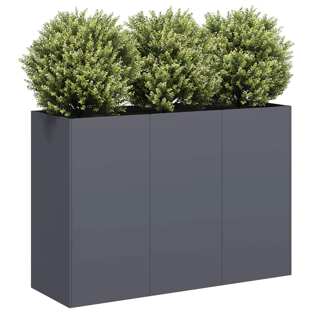 Lovelis, antracito, 120x40x80cm, šaltai valcuotas plienas