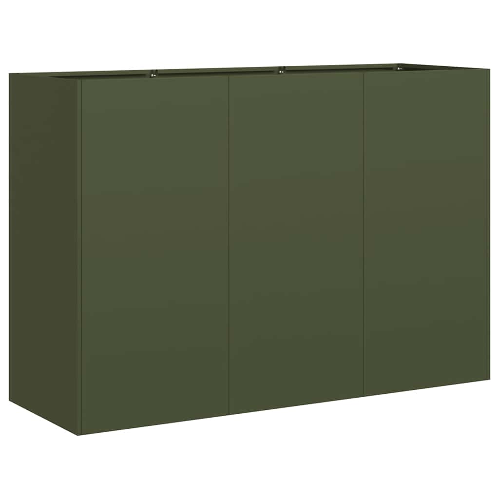 Lovelis, alyvuogių žalias, 120x40x80cm šaltai valcuotas plienas
