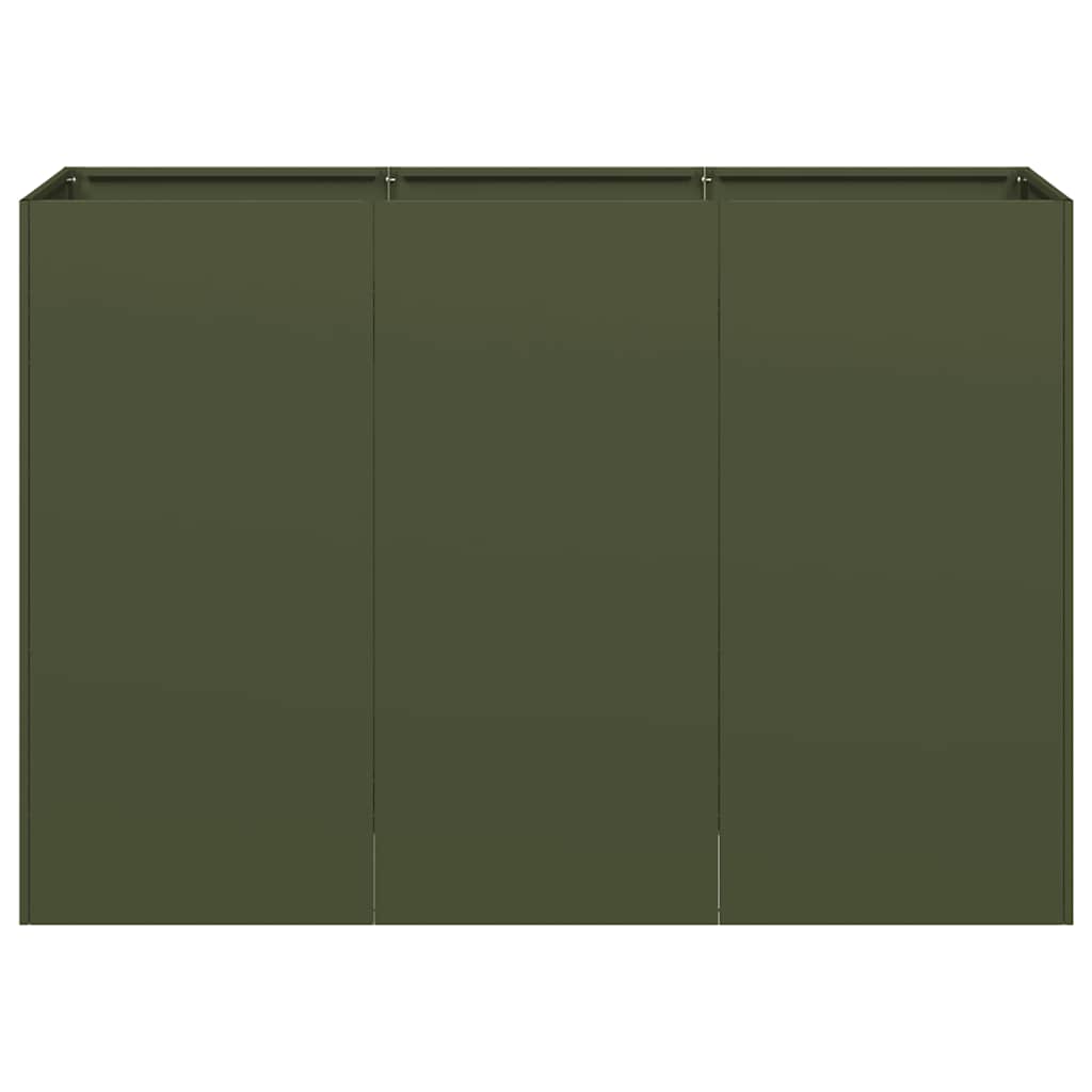Lovelis, alyvuogių žalias, 120x40x80cm šaltai valcuotas plienas