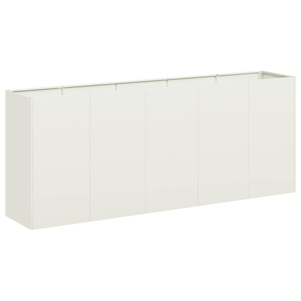 Lovelis, baltos spalvos, 200x40x80cm, šaltai valcuotas plienas