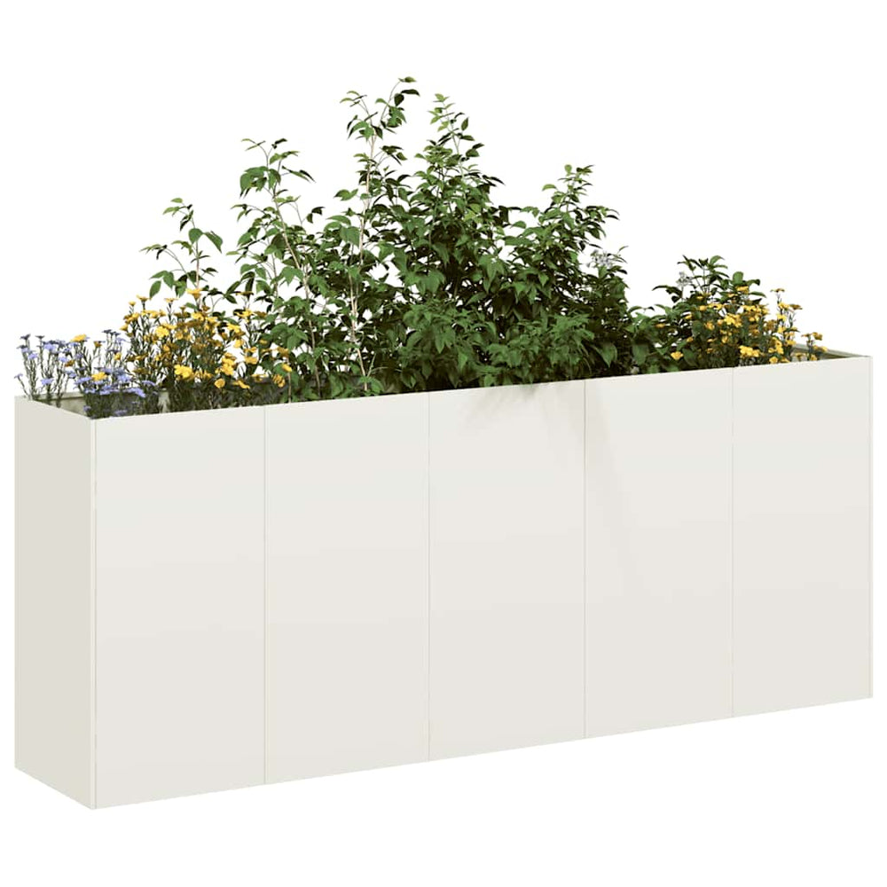 Lovelis, baltos spalvos, 200x40x80cm, šaltai valcuotas plienas