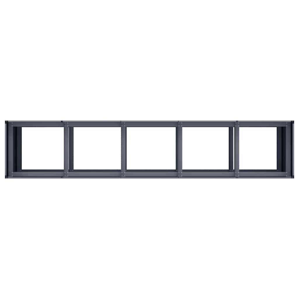 Lovelis, antracito, 200x40x80cm, šaltai valcuotas plienas