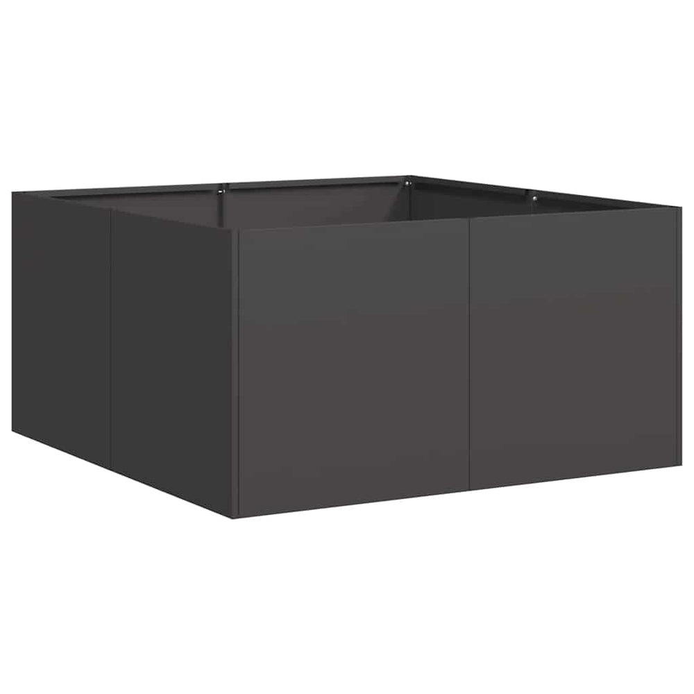 Lovelis, juodos spalvos, 80x80x40cm, šaltai valcuotas plienas