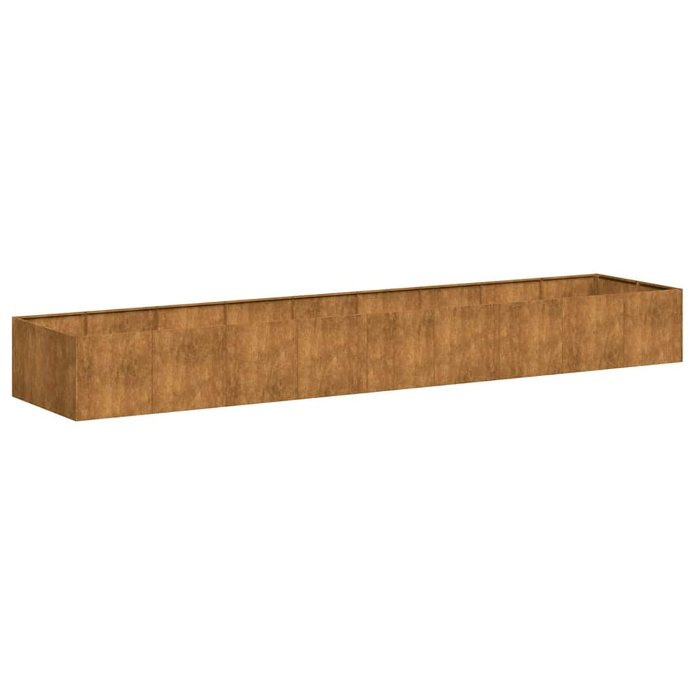 Lovelis, rūdžių, 360x80x40cm, oro sąlygoms atsparus plienas