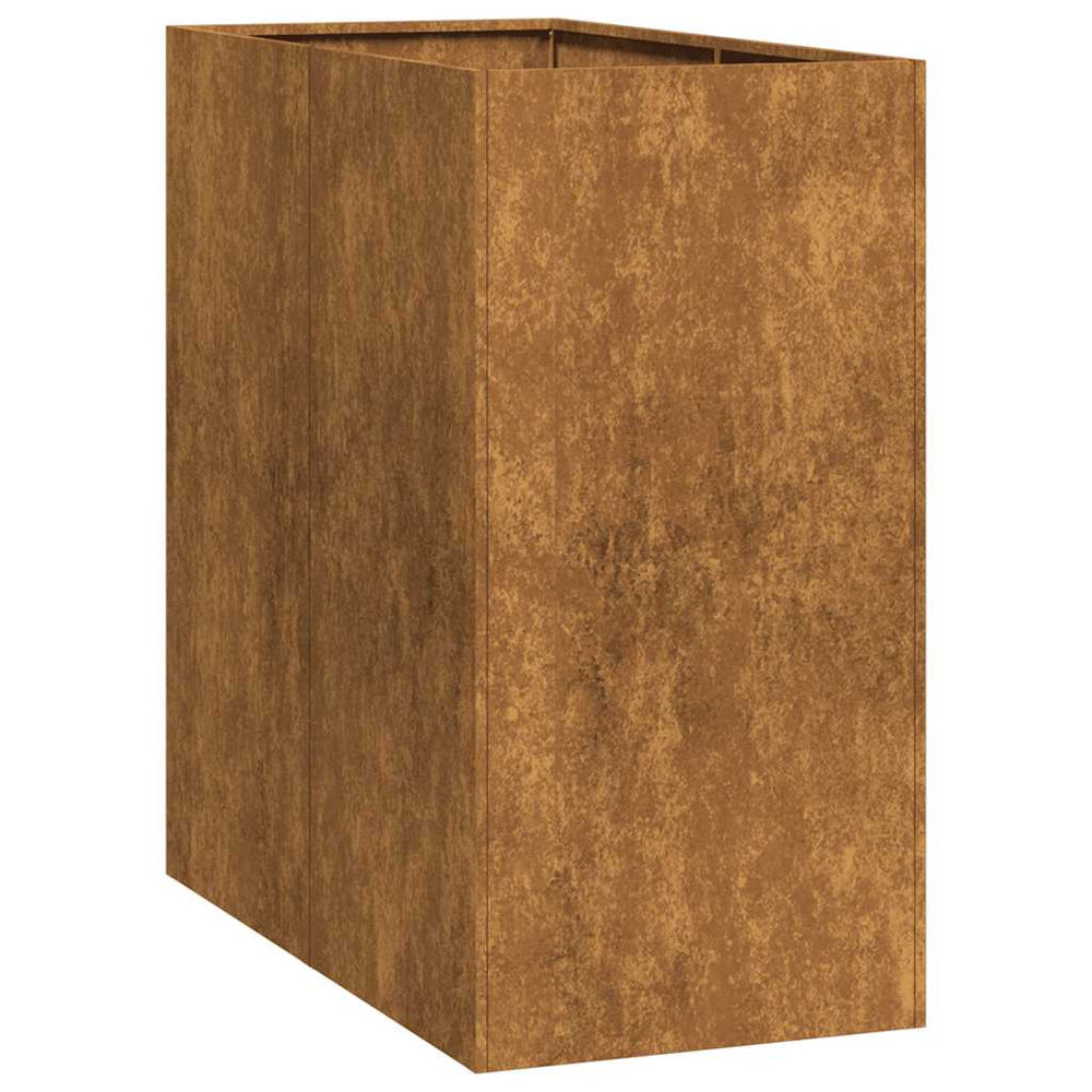 Lovelis, rūdžių, 40x80x80cm, oro sąlygoms atsparus plienas