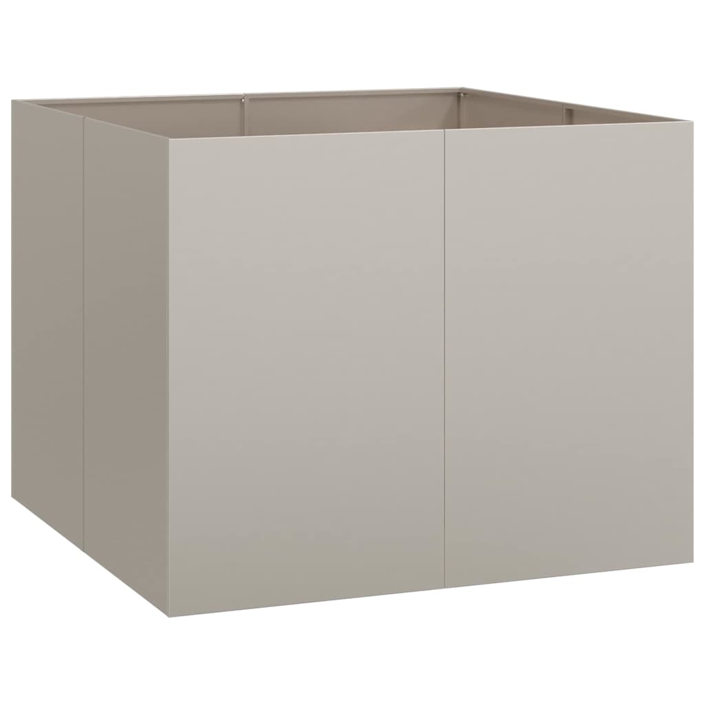 Lovelis, rūdžių, 100x100x80cm, oro sąlygoms atsparus plienas