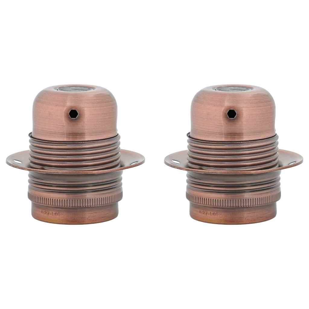 lempų laikikliai 2 vnt Red Bronze E27