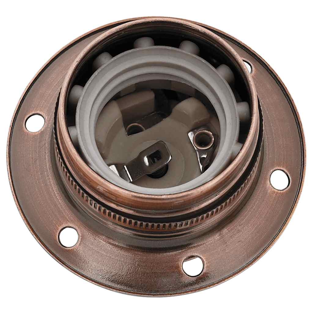 lempų laikikliai 2 vnt Red Bronze E27