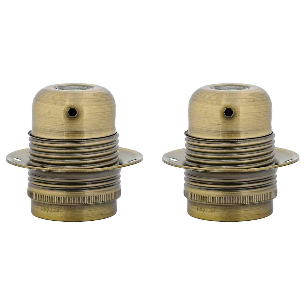 Lamp holders 2 pcs Bronze E27