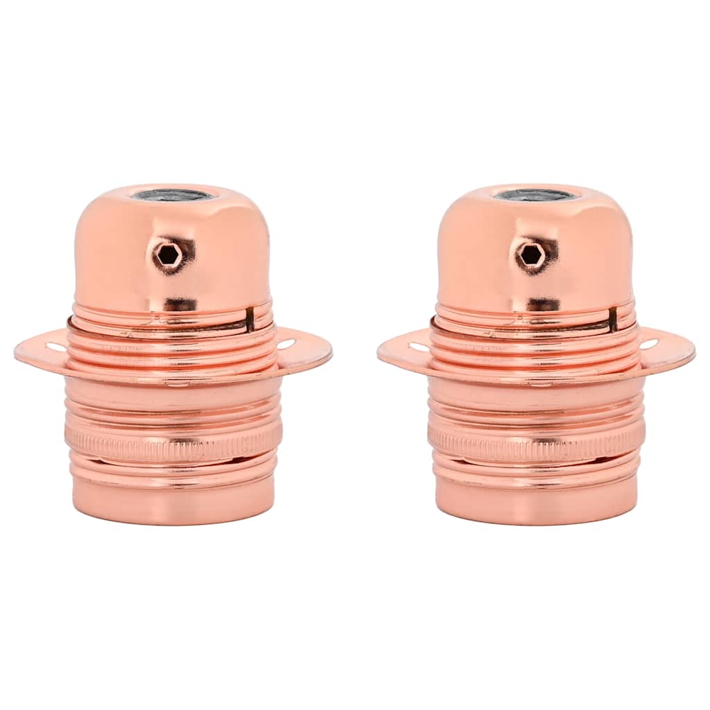 2 pcs Lamp holders Rose Gold E27