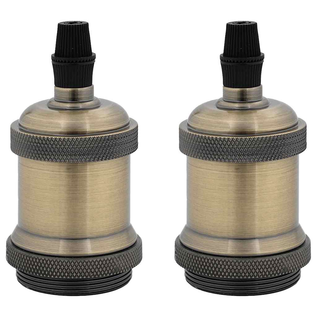 Lamp holders 2 pcs Bronze E27