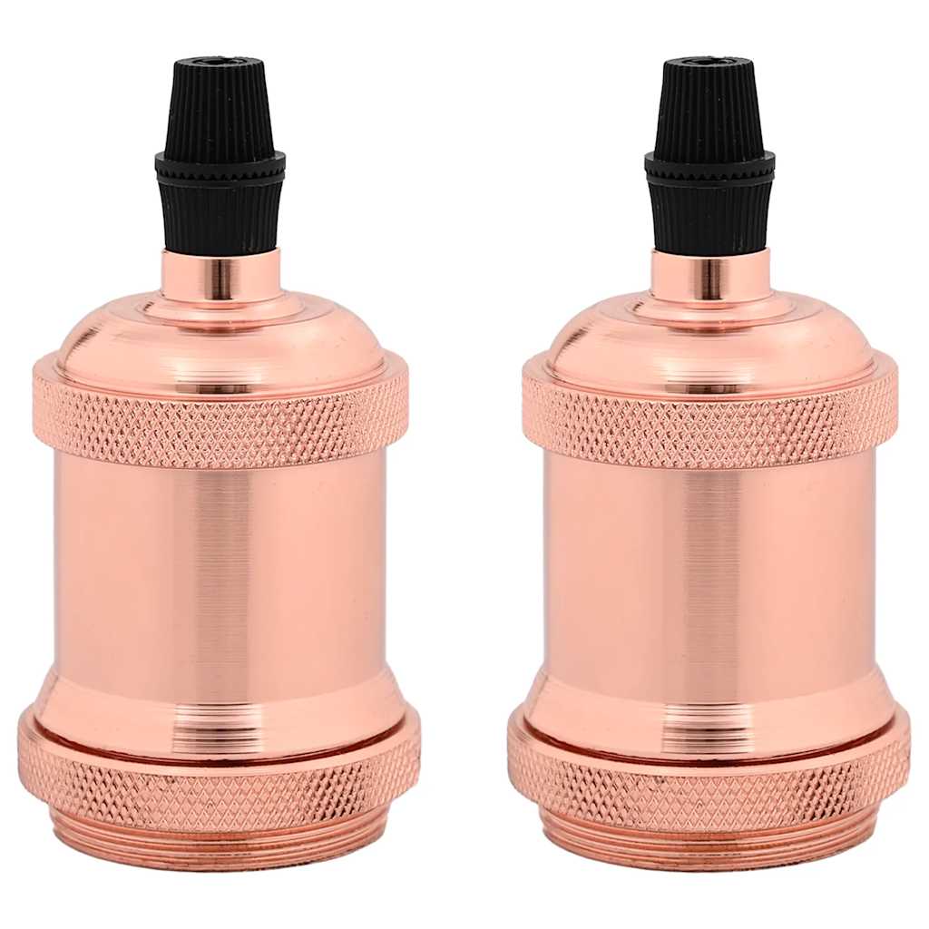 lempų laikikliai 2 vnt Rose Gold E27
