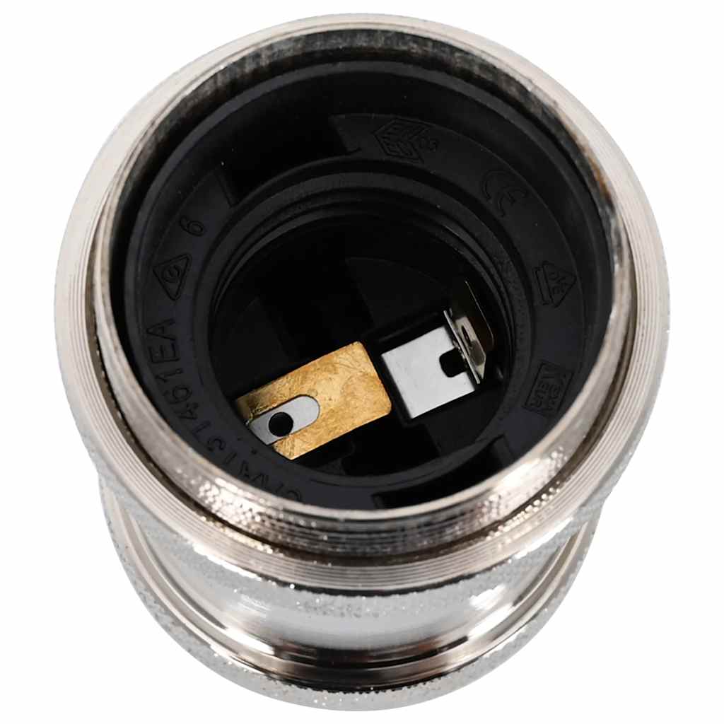 lempų laikikliai 2 vnt Satin Nickel E27