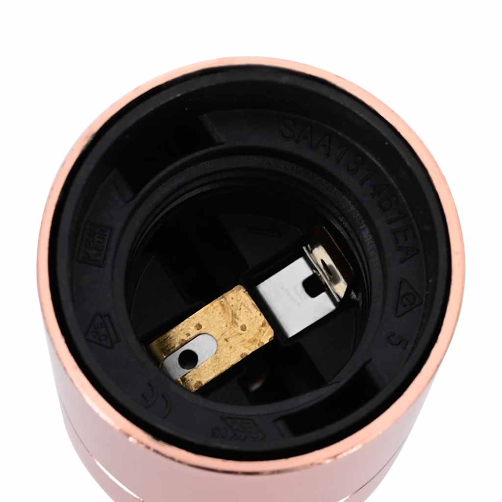 2 pcs Lamp holders Rose Gold E27
