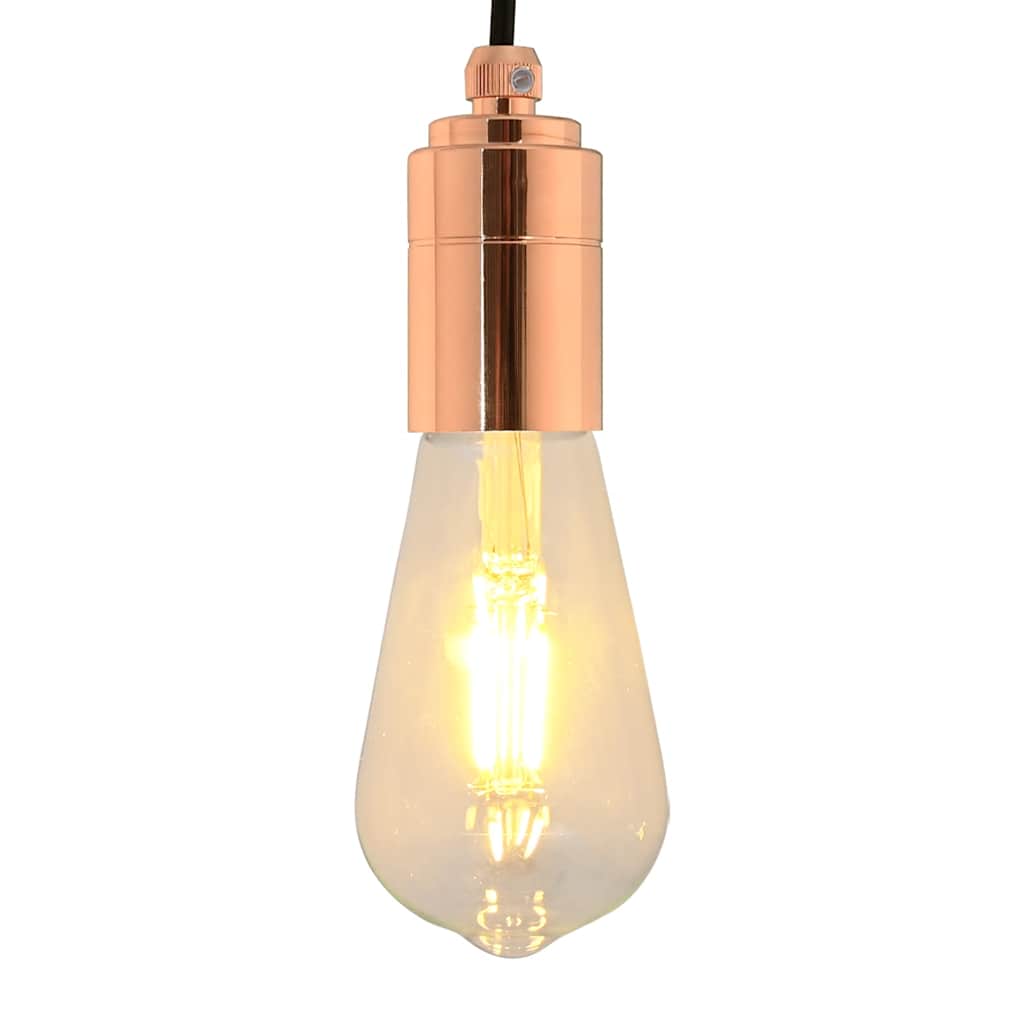 2 pcs Lamp holders Rose Gold E27