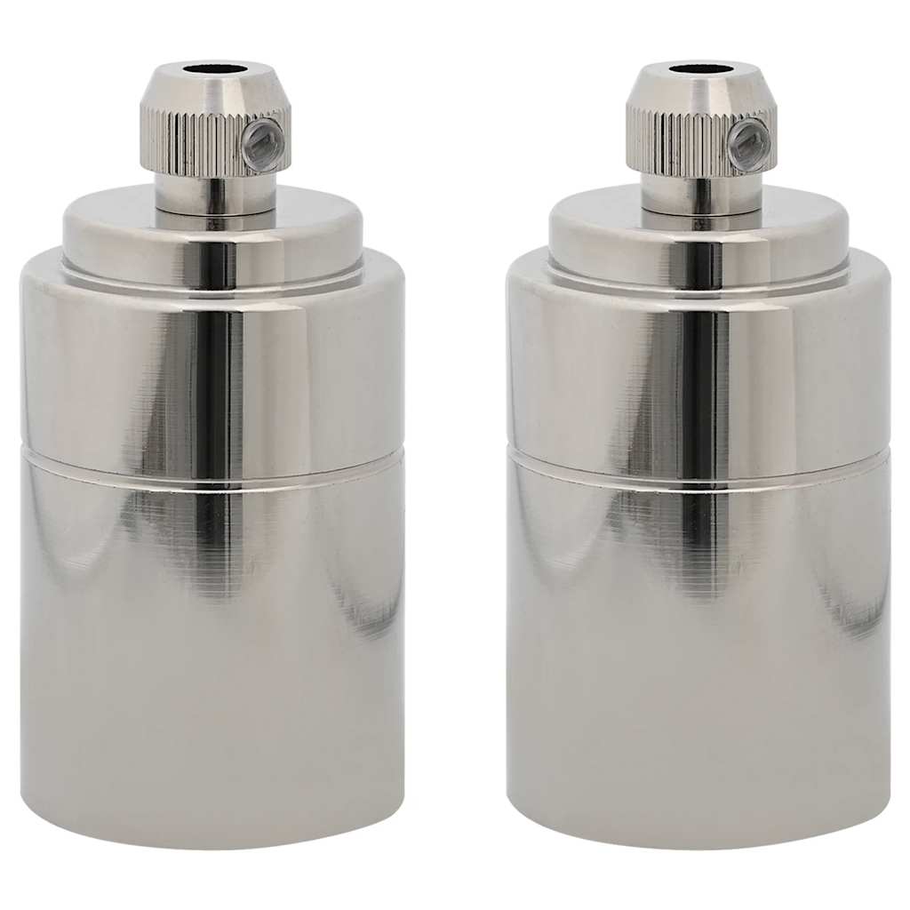 lempų laikikliai 2 vnt Satin Nickel E27