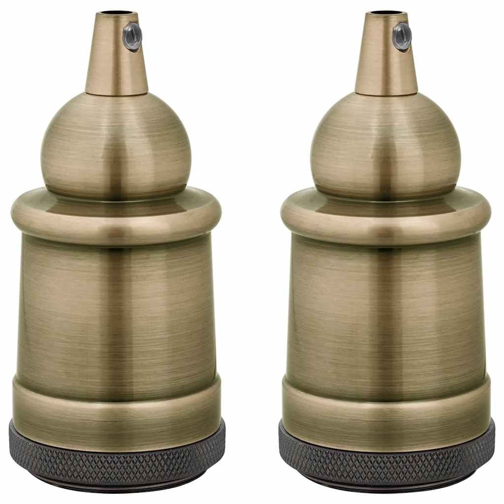 Lamp holders 2 pcs Bronze E27