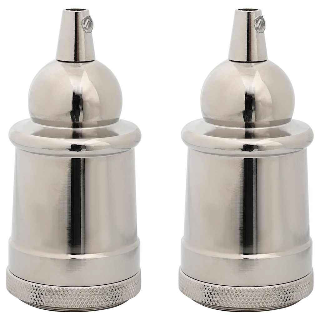 lempų laikikliai 2 vnt Satin Nickel E27